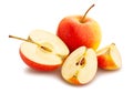 Red yellow apple Royalty Free Stock Photo