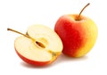 Red yellow apple Royalty Free Stock Photo
