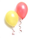 Red and yellow balloons