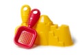 Red and yellow beach toys Royalty Free Stock Photo