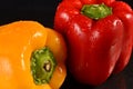 Red and Yellow bell peppers