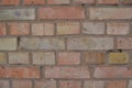 Red yellow Brick wall background texture Royalty Free Stock Photo
