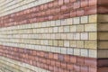 Red and yellow brick wall texture Royalty Free Stock Photo