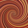 Red, yellow and brown spiral texture Royalty Free Stock Photo