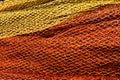 Red and yellow fishnet Royalty Free Stock Photo