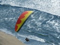 Red yellow glider Royalty Free Stock Photo