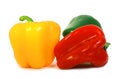 Red Yellow and Green Capsicum or Bell Pepper Royalty Free Stock Photo