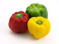 Red Yellow Green Peppers Royalty Free Stock Photo