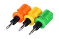 Three screwdrivers Royalty Free Stock Photo