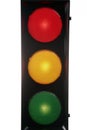 Red yellow green traffic light Royalty Free Stock Photo