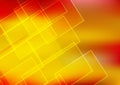 Red and Yellow Modern Square Background Vector Illustration Royalty Free Stock Photo