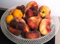 Red-yellow peaches