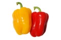 Red and yellow pepper