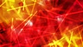 Red and Yellow Random Abstract Overlapping Lines Background Vector Royalty Free Stock Photo