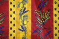 Red and Yellow Textiles, Cours Mirabeau Market, Aix-en-Provence, Provence-Alpes-CÃÂ´te d`Azur Royalty Free Stock Photo