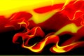 Red And Yellow color With Wavy background