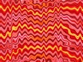 Red and yellow wavy lines