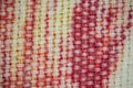 red yellow woven linen Royalty Free Stock Photo