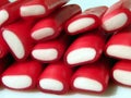 Red yelly sweets Royalty Free Stock Photo