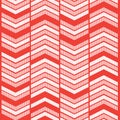 Red Zigzag Graphic Background