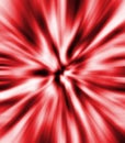 Red zoom blur