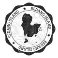 Redang Island outdoor stamp.