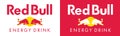 RedBull Energy drink icons, carbonated alcohol drink logo Red Bull Energy Royalty Free Stock Photo