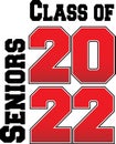 Red class of 2022 Royalty Free Stock Photo