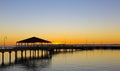 Redcliffe Jetty at Sunsire Royalty Free Stock Photo