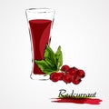 Redcurrant juice