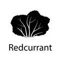 redcurrant tree illustration. Element of plant icon for mobile concept and web apps. Detailed redcurrant tree illustration can be