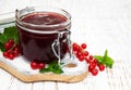 Redcurrants jam Royalty Free Stock Photo