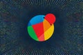 Reddcoin, RDD cryptocurrency symbol. A tunnel from a computer program code. Programmer Strings of code, Javascript, CSS and PHP. Royalty Free Stock Photo