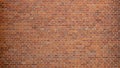 Reddish Brick Wall of an Old Building. Background of a Wall With Old Stones. Royalty Free Stock Photo