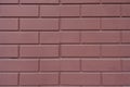 reddish brown brick veneer wall texture Royalty Free Stock Photo