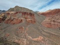 Reddish rocky mountains in Red Rock Canyon National Conservation Area. Nevada, USA. Royalty Free Stock Photo