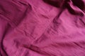 Reddish rose fabric in soft folds