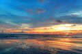 Reddish Sunset at Coxs Bazar