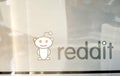 Reddit social media logo on white Royalty Free Stock Photo