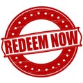 Redeem now Royalty Free Stock Photo