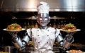 Redefining Culinary Excellence with the Chef of the Future Royalty Free Stock Photo