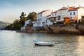 Redes: fishing village of Spain attached to the sea Royalty Free Stock Photo