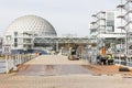 Redevelopment construction work being done at Ontario Place