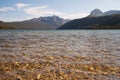 Redfish Lake and Sawtooth Mountains in Idaho Royalty Free Stock Photo