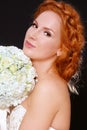 Redhead bride Royalty Free Stock Photo