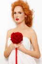 Redhead bride Royalty Free Stock Photo