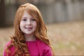 Redhead child female Royalty Free Stock Photo