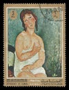 Redhead in shirt by Amedeo Modigliani