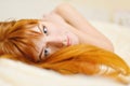 Redhead young woman