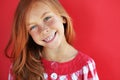 Redheaded child Royalty Free Stock Photo